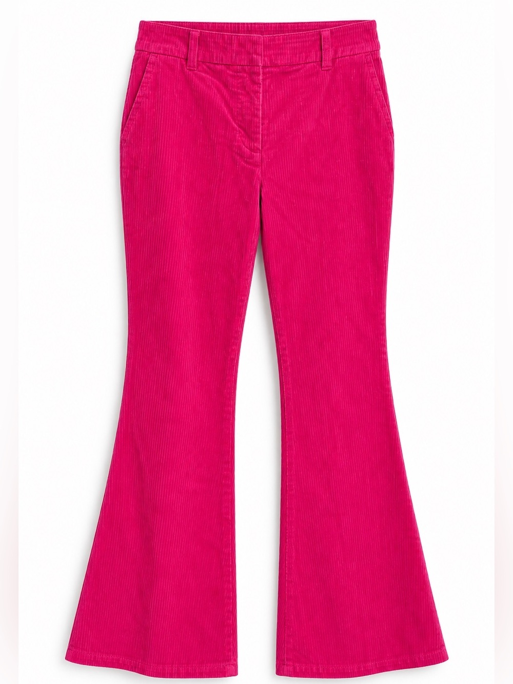Boden Hot Pink Corduroy Flare Pants 10L read notes